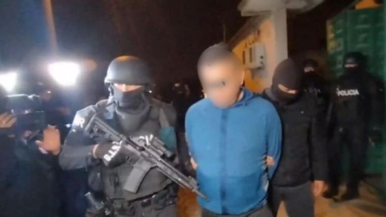 Capturan a 'Gordo Arturo', cabecilla de la poderosa banda Los Lobos en Ecuador