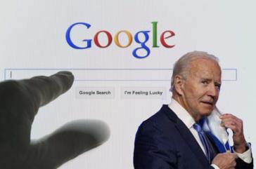 Google ha estado suprimiendo los sitios web de campaña de todos los rivales de Joe Biden