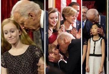 Una cámara oculta captó a Biden olfateando a una niña y diciendo 
