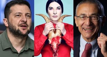 Zelensky recluta a la bruja Marina Abramović para 