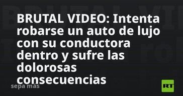 Intento de robo de auto de lujo en Miami termina mal para el ladrón