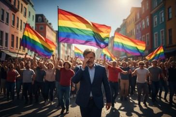 Senador de California enfrenta protestas en marcha del orgullo trans por su apoyo a Israel
