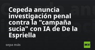 Cepeda inicia acción legal por campaña sucia con IA de De la Espriella