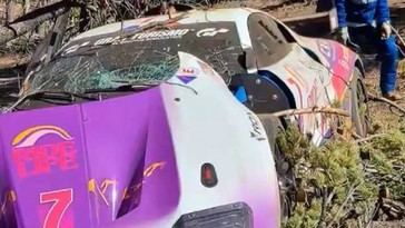 Piloto se sale de la pista en Pikes Peak pero sale ileso