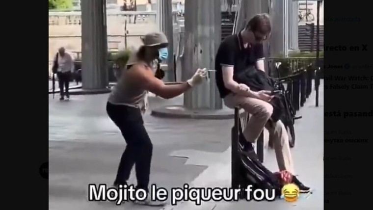 Influencer francés condenado por bromas de pinchazo con jeringa