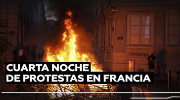 Saqueros, incendios y caos en la cuarta noche de disturbiois en Francia