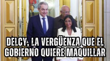 Delcy Rodríguez, apadrinada por Sánchez