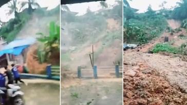 Landslide in Indonesia claims lives of mother and child
