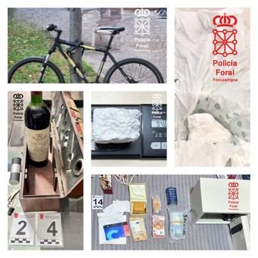 Detenidos dos individuos en Mendebaldea por tráfico de drogas