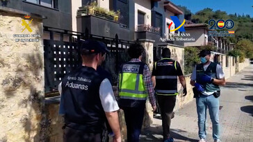Nueve detenidos por tráfico de drogas en Gipuzkoa
