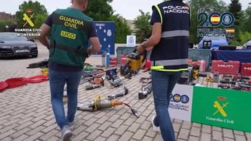 Nueve arrestados por asaltos a 13 bancos en toda España