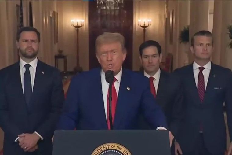 Trump celebra ataques a instalaciones nucleares en Irán como un gran éxito militar