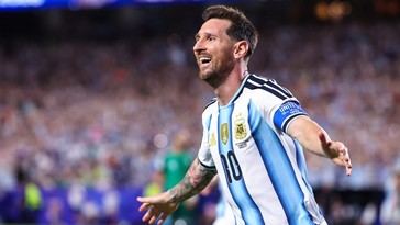 Messi llora tras su primer gol en el Mundial por problemas familiares