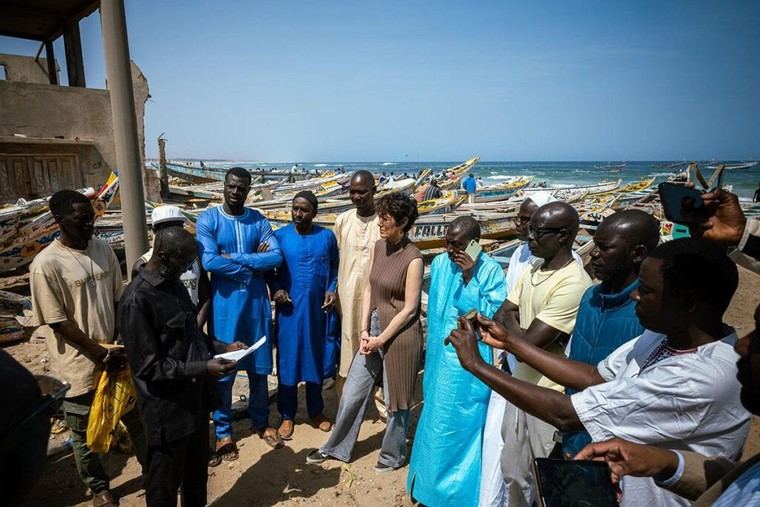 Elma Saiz impulsa emprendimientos de migrantes retornados en Senegal