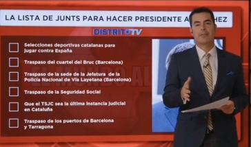 Listado de peticiones de Puigdemont para hacer presidente a Pedro Sánchez