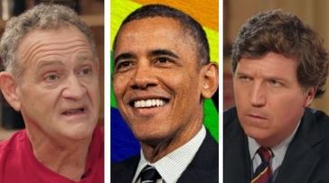 Tucker Carlson entrevista Larry Sinclay, que afirma haber tenido relaciones sexuales con Obama