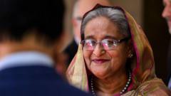 Sheikh Hasina niega cargos de crímenes de lesa humanidad antes de su veredicto