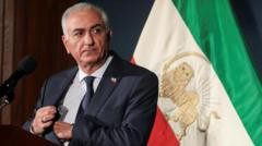 Príncipe exiliado pide apoyo internacional para derrocar al gobierno iraní