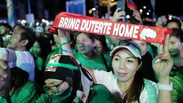 Duterte gana la alcaldía de Davao mientras está encarcelado en La Haya