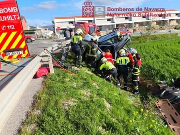Joven de 20 años muere en accidente de tráfico en Beriáin