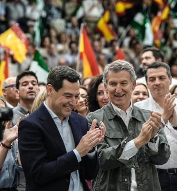 Feijóo: Andalucía debe optar entre el modelo de Sánchez y Montero o el de Juanma Moreno