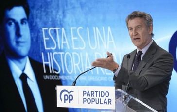Feijóo apoya el documental sobre Gregorio Ordóñez presentado por María San Gil