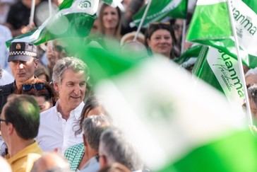 Feijóo insta a los andaluces a votar por la estabilidad y la gestión de Moreno