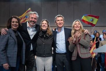 Feijóo insta a los aragoneses a votar por Azcón para un futuro sin Sánchez