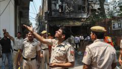 Al menos 21 muertos, incluidos extranjeros, en incendio en Delhi