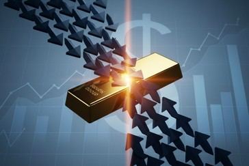 El precio del oro alcanza su mínimo en un mes por expectativas cambiantes de la Reserva Federal
