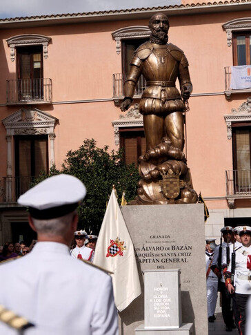 Granada inaugura monumento en honor a Álvaro de Bazán por su V Centenario