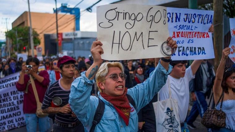 Protestas en México evidencian el rechazo a la influencia estadounidense