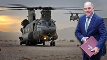Ben Wallace intentó cancelar un pedido de helicópteros Chinook estadounidenses