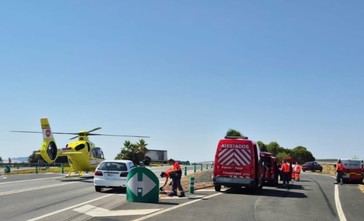 Ciclista de 57 años gravemente herido tras ser atropellado en Olite