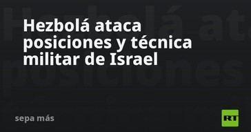 Hezbolá lanza ofensiva contra Israel