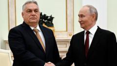 Orban se reúne nuevamente con Putin, desafiando a la UE