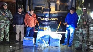 Incautan 86 kilos de marihuana en autobús del Sao Paulo FC en Bolivia