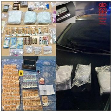 Detenidos y encarcelados dos hombres en Berriozar por tráfico de drogas