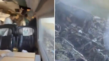 Difunden imágenes del lugar donde chocaron dos trenes en Toledo