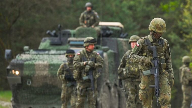 Ejercicios militares de la OTAN en la frontera con Rusia