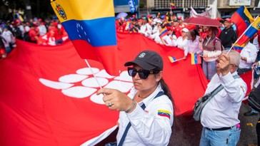 Juventud revolucionaria se moviliza en Caracas por la liberación de Maduro y la Batalla de La Victoria