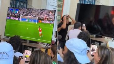 Fanáticos del PSG pierden el penal decisivo por una broma cruel al apagar la televisión