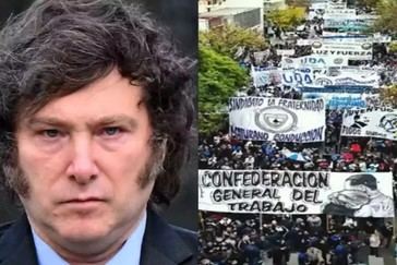 CGT anuncia nuevos paros contra el gobierno de Milei: 