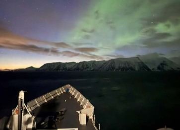 La fragata 'Santa María' alcanza el Círculo Polar Ártico en ejercicio de la OTAN