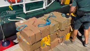 La Guardia Civil incauta más de 800 kilos de cocaína en Huelva
