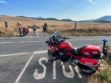 La Policía Foral refuerza la seguridad en el Camino de Santiago hasta 2026