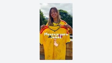 James Rodríguez responde a hija de Petro tras controversia por foto