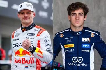 Max Verstappen sorprendido por maniobra de Franco Colapinto en Imola