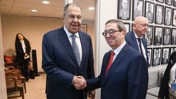 Lavrov y Rodríguez Parrilla se encuentran en la ONU durante la Asamblea General