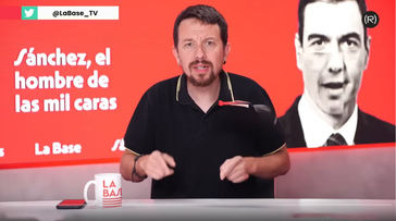 Pablo Iglesias expone las mil caras de Sánchez